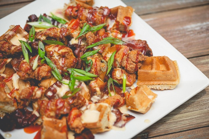 Chicken and Waffle Nachos