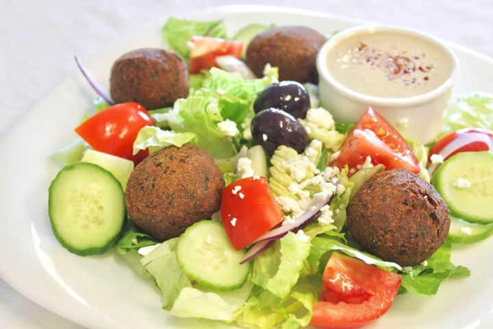 Greek Salad Falafel