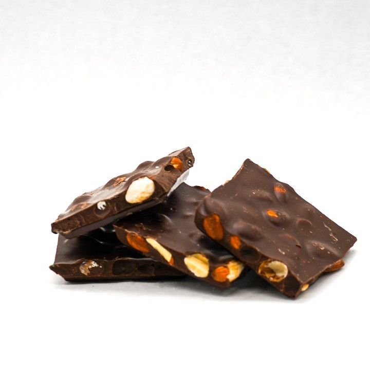 Dark Chocolate Almond Bark ¼ lbs