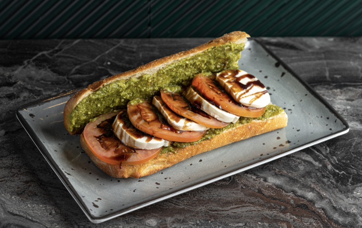 The Tomato, Mozzarella & Pesto