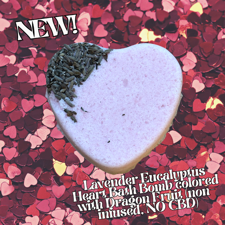 Alni Lavender Bath Bomb Heart (large)