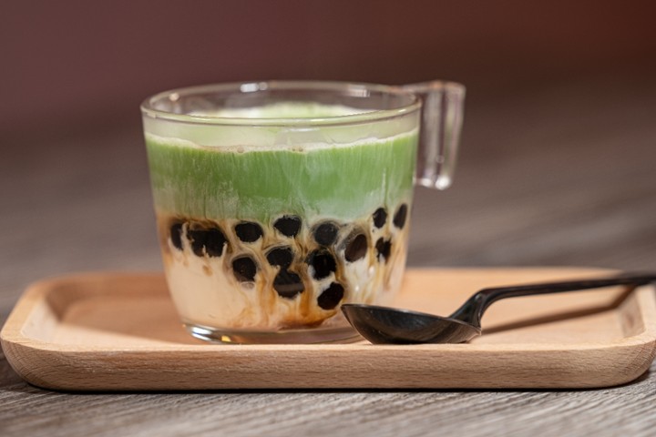 Ceremonial Matcha Affogato (Ceremonial Matcha + Boba)