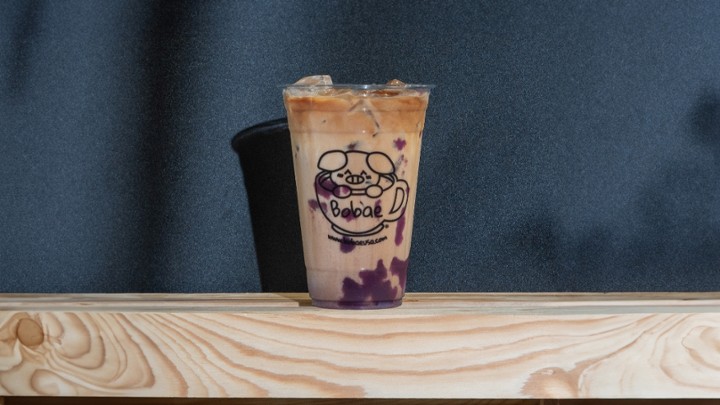 Housemade Organic Ube Coffee Latte