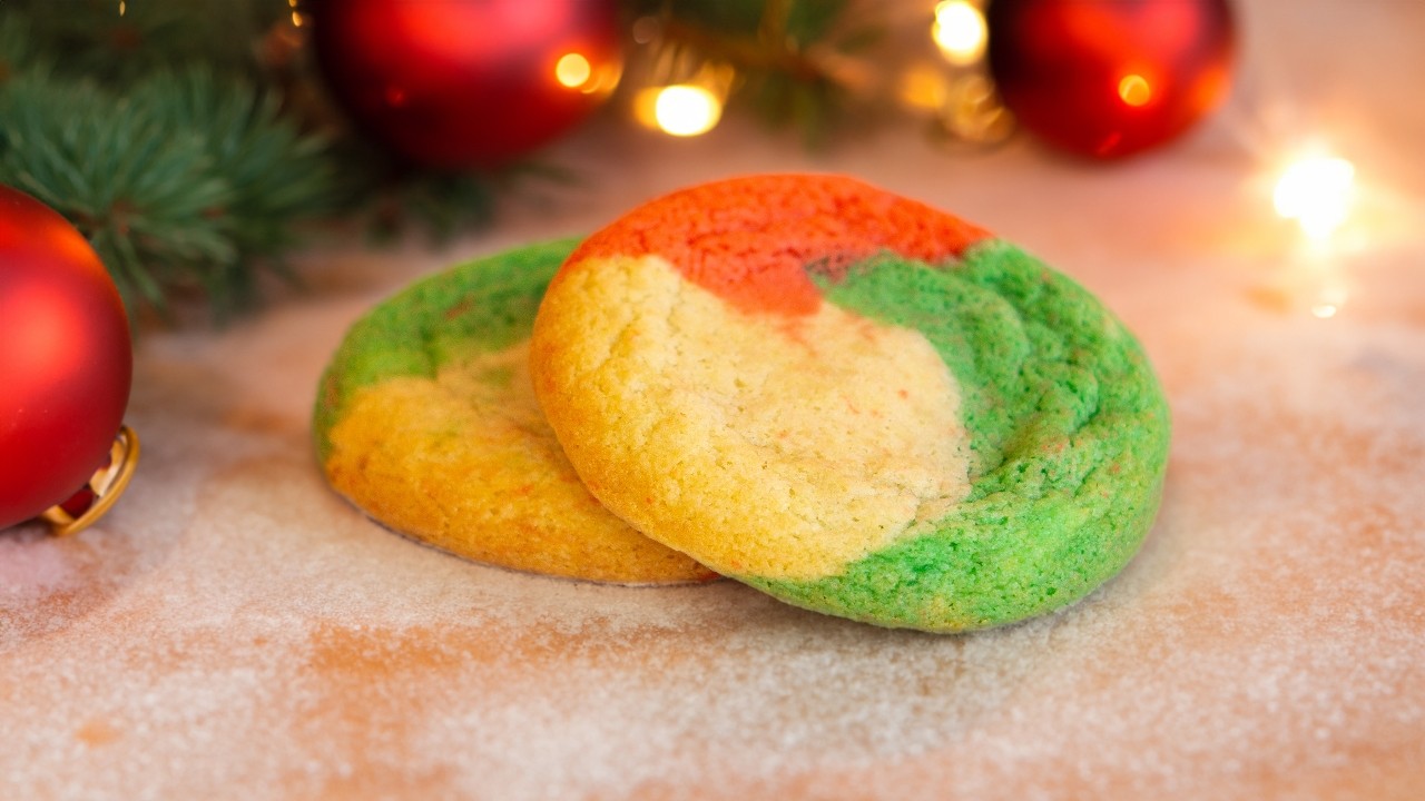 Red, White, & Grinch Cookie