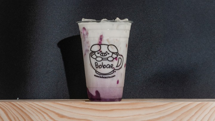 Fresh Organic Ube Cream Milk