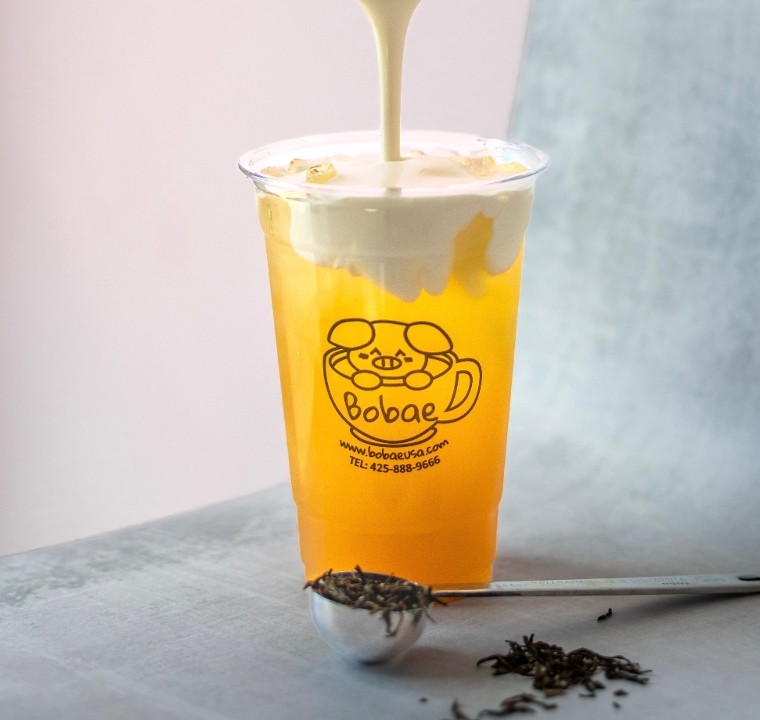 Keto Nitro Jasmine Milk Tea (Zero Carb)