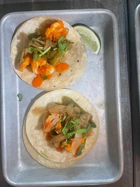 SHRIMP TACOS