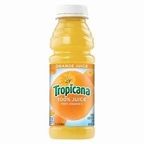 Orange juice bottle