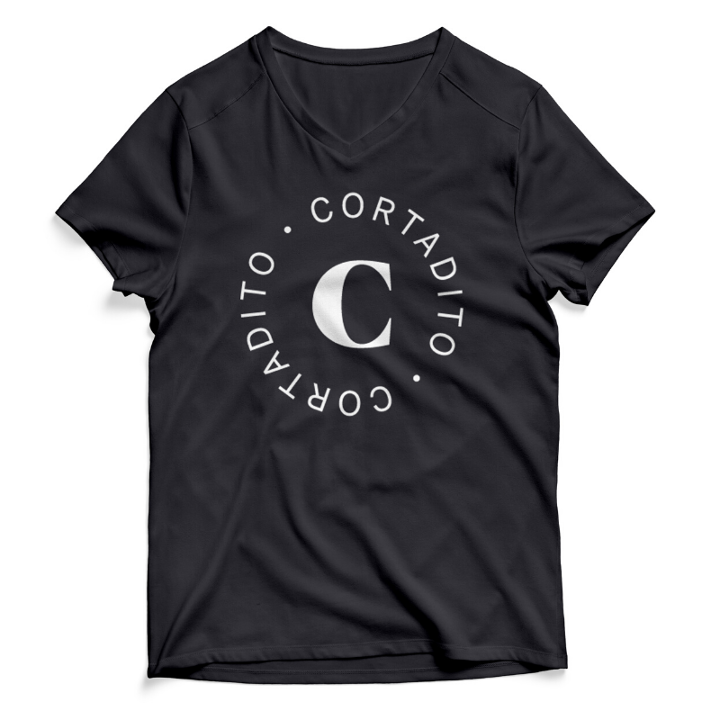 V-Neck Ladies Black- XL