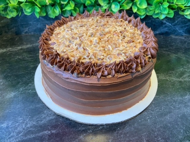 German Chocolate Cake Slice