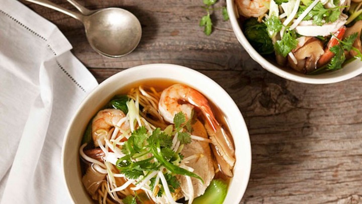 Chicken & Shrimp Noodle Soup