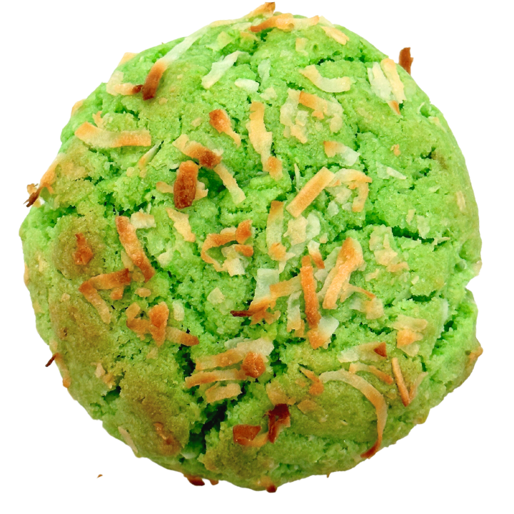 Pandan Coconut Cookie