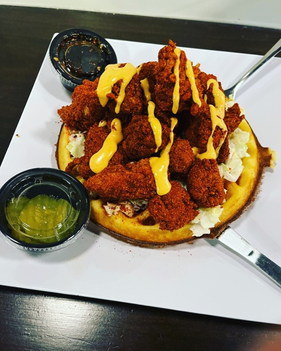 Nashville Hot  Chicken N' Waffle