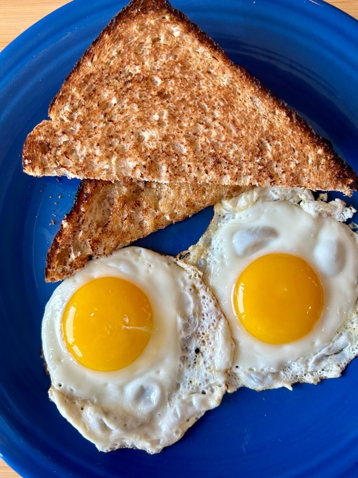 Two eggs & toast