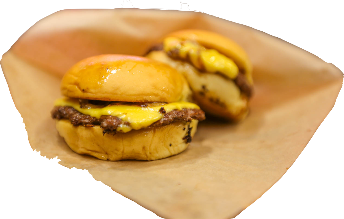 12)  Two BEEF Sliders (Choice of Sides, Drinks, Ice Cream)