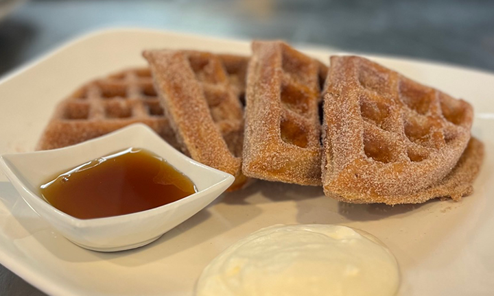 Churro Style Waffles