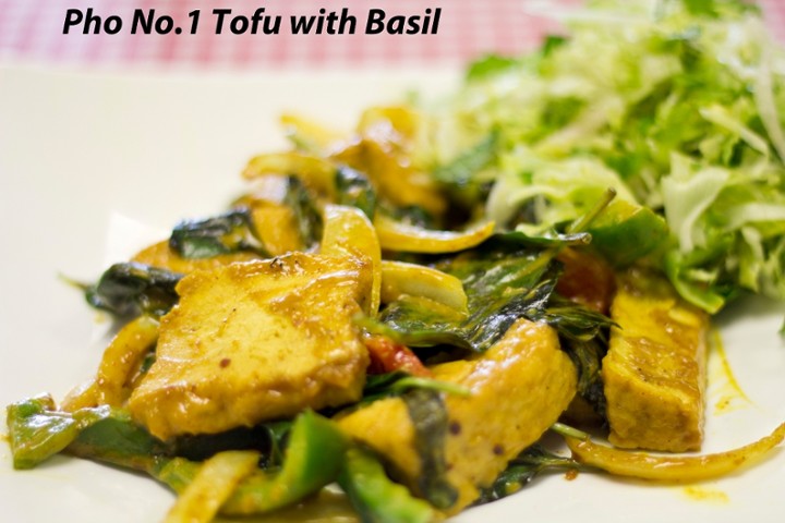 65. Stir-fried Tofu with Basil