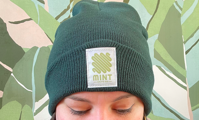 Mint Pine Green Knit Hat