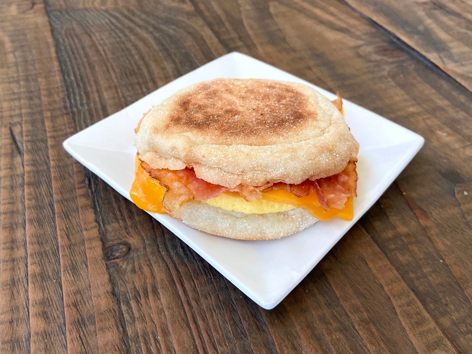 Bacon, Egg + Cheese Breakfast Sandwich