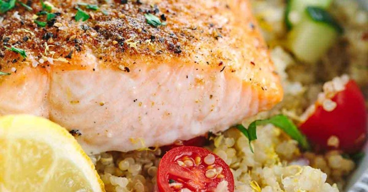 Grilled Salmon Bowl