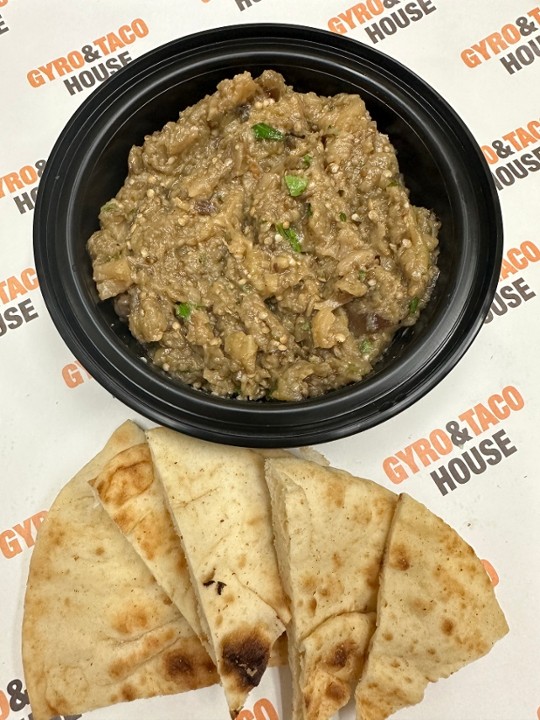 Eggplant Salad w/Pita Bread