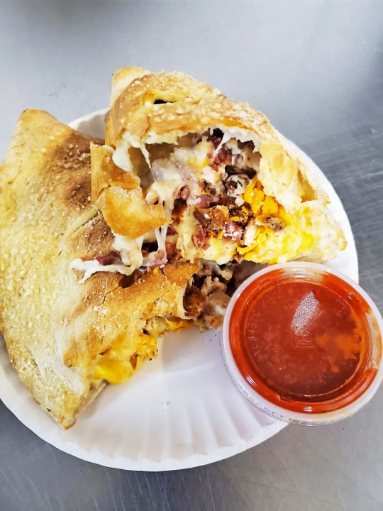 Chicken Bacon Cheddar Ranch Calzone