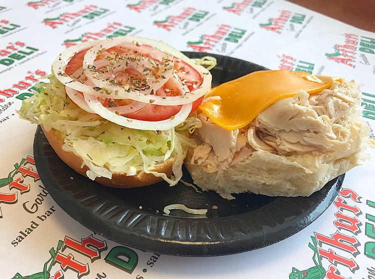 4" #4 - TURKEY & CHEDDAR