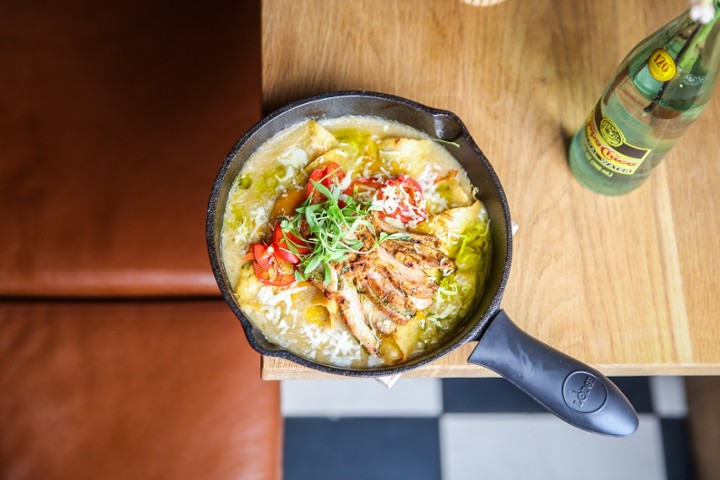 Poblano Chicken Enchiladas