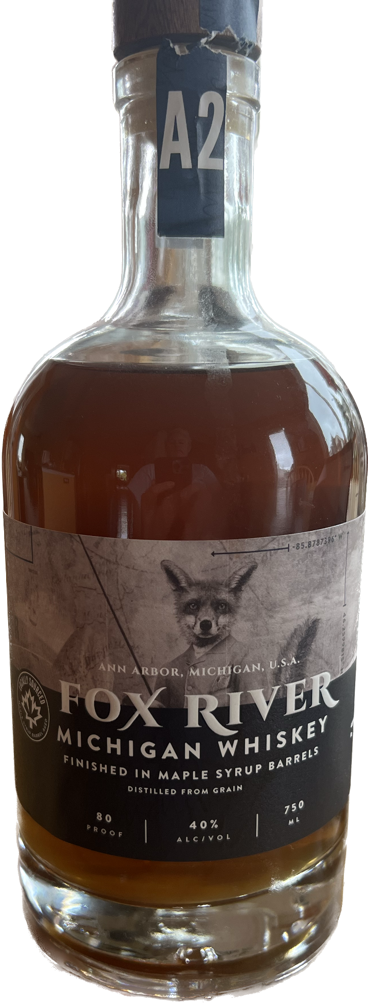 Fox River Maple Finished Michigan Whiskey