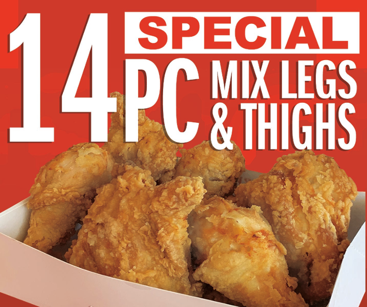 14 Piece Mixed Legs & Thighs