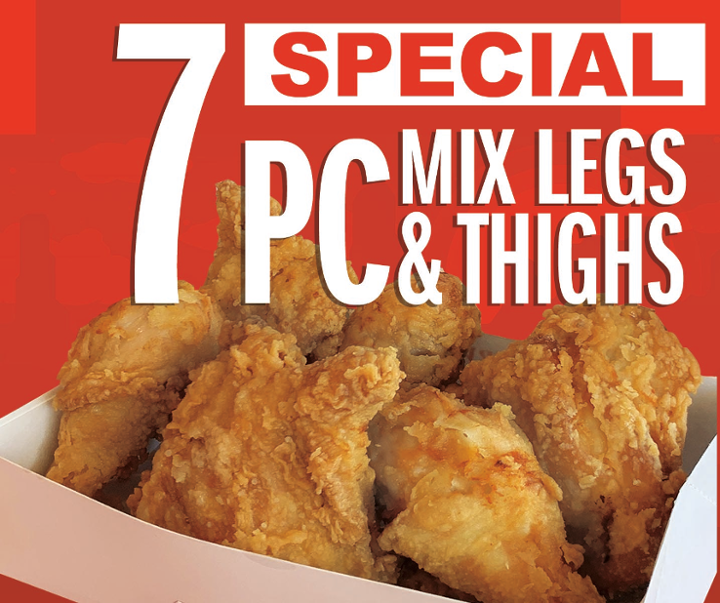 7 Piece Mixed Legs & Thighs