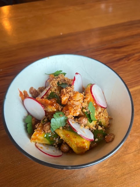 Shrimp + Cucumber Salad