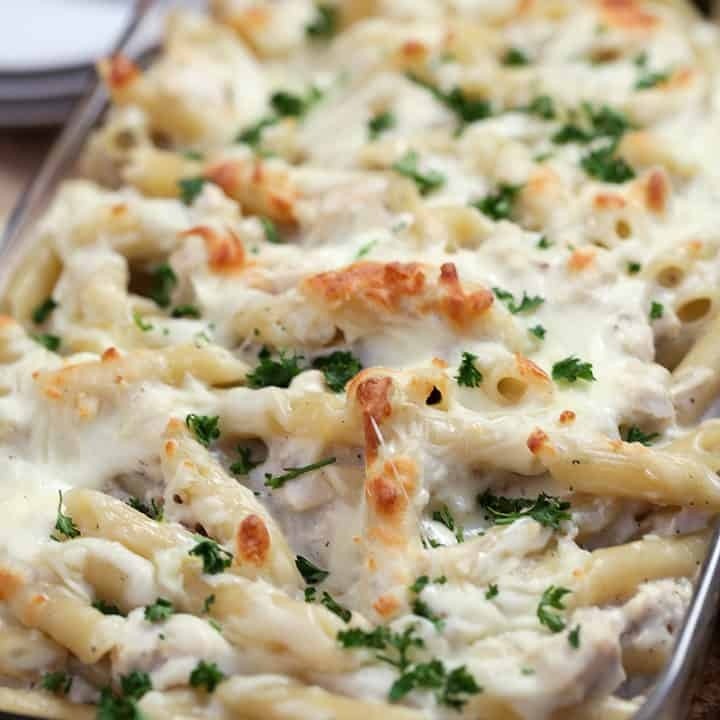 Baked Ziti w/Alfredo Sauce