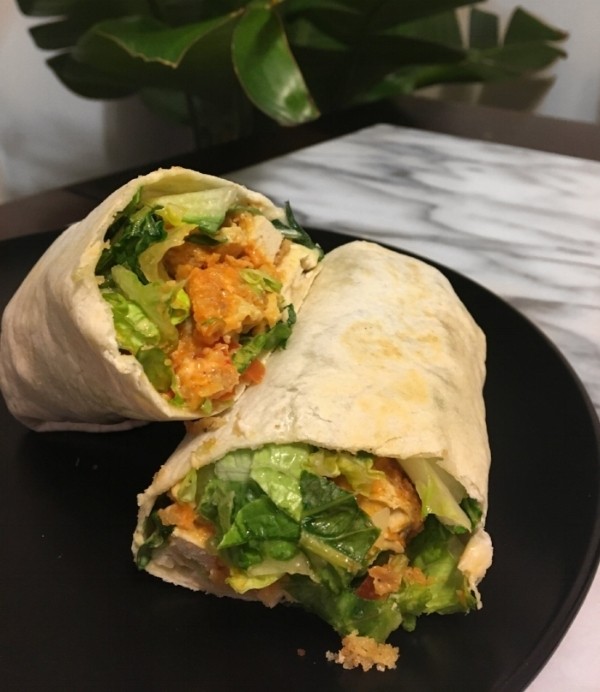 *  Fiery Buffalo Chicken Wrap