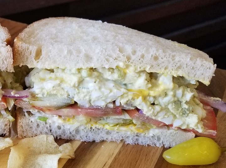 Homemade Egg Salad Sandwich