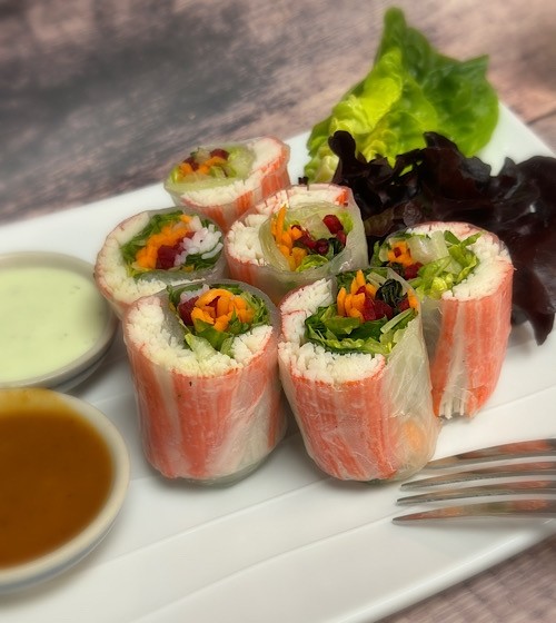 A21. Rainbow Summer Rolls