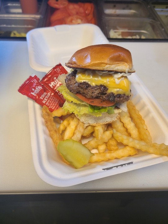 Kid's Burger and Fries