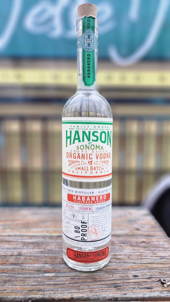 Hanson Habanero Vodka 750ml