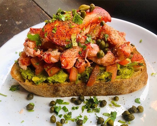 Lobster Avocado Toast