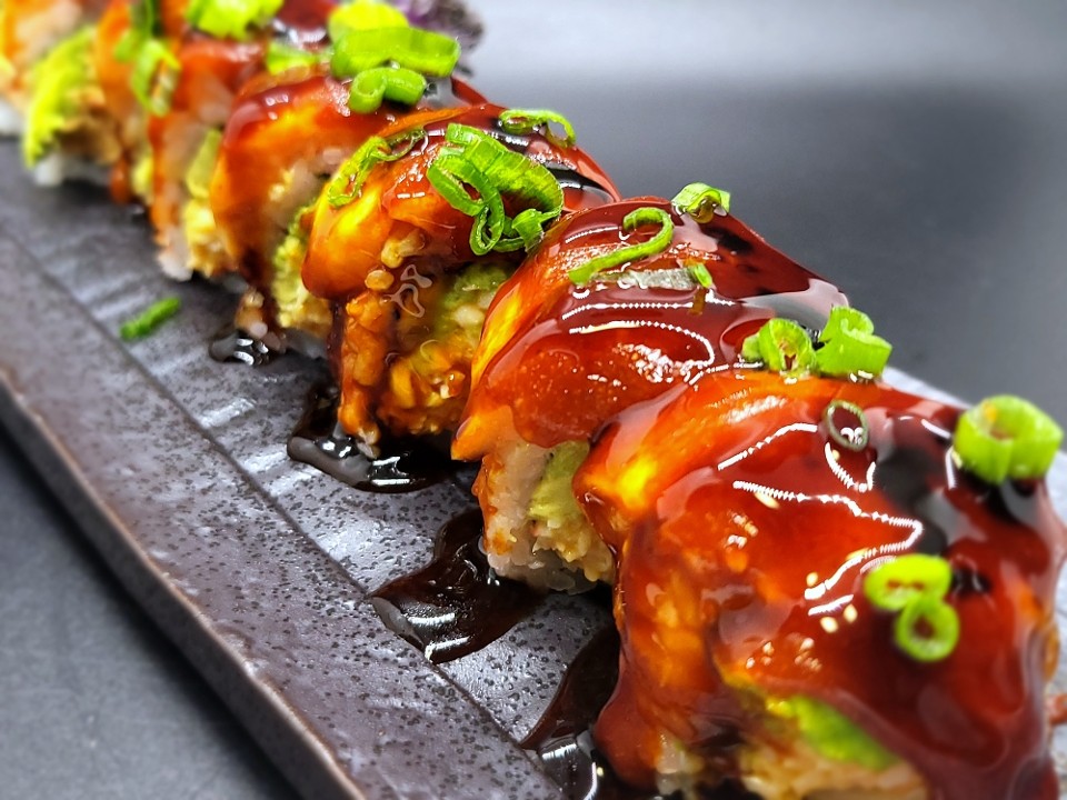 Spicy BBQ Salmon Roll