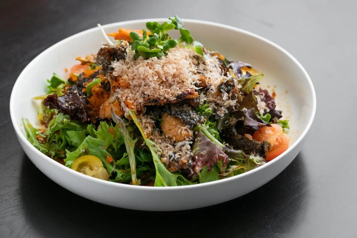 Salmon Skin Salad