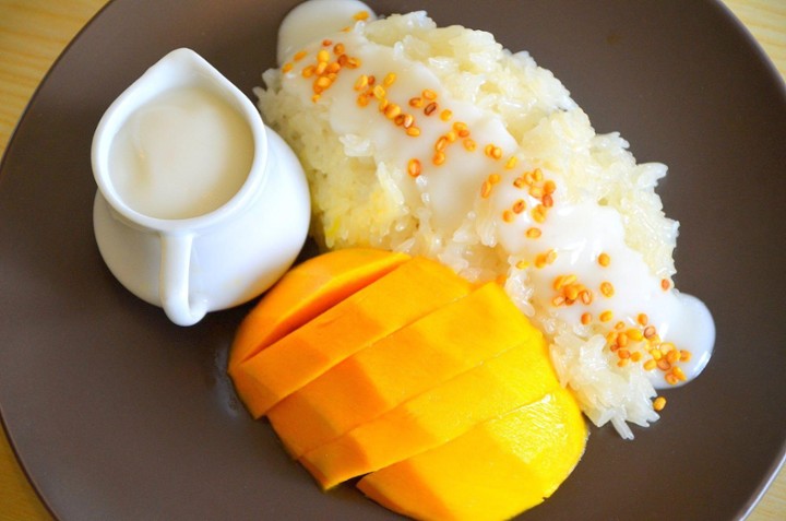 27. Mango with sticky rice