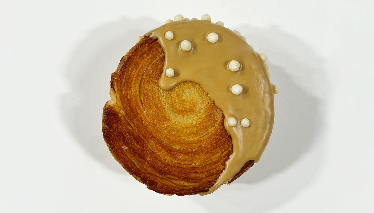 Salted Caramel Spiral Croissant