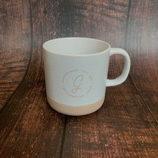 Tan Stoneware Mug