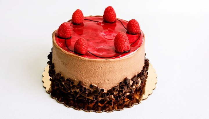 Chocolate Raspberry Mousse Cake 6"*