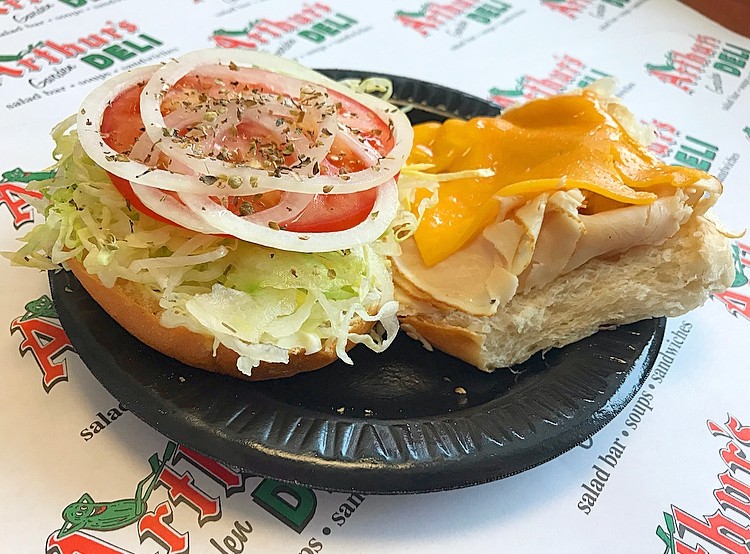 4" #3 - CHICKEN & CHEDDAR