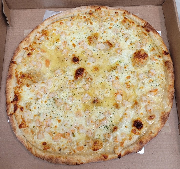 Shrimp Scampi Pizza