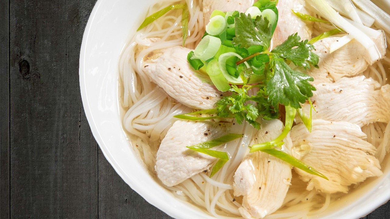 Chicken Pho (Sous Vide Breast)