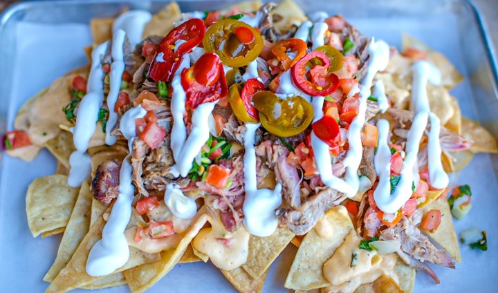 Superb Nachos - Pulled Pork