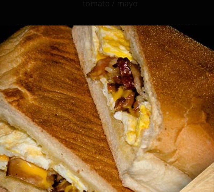 Bacon Egg and cheese sandwich